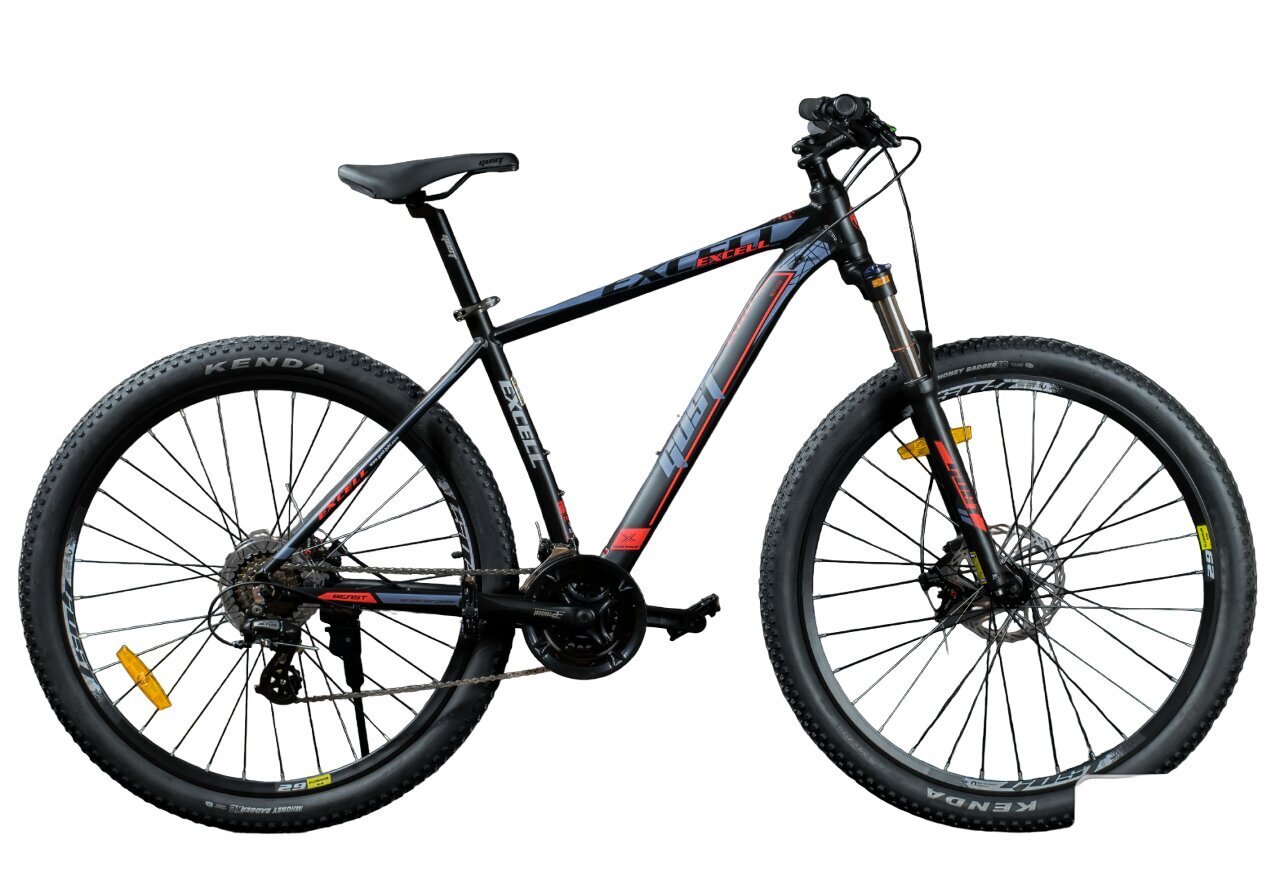 Kalnų dviratis Gust Excell 29cll, juodai/raudonas kaina | pigu.lt