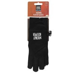 Pirštinės vaikams Thermal player gloves Heat Keeper, juodos цена и информация | Зимняя одежда для детей | pigu.lt