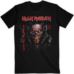 Choppers marškinėliai vyrams Iron Maiden Senjutsu, juodi kaina ir informacija | Vyriški marškinėliai | pigu.lt