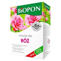 Удобрение BIOPON для роз, 3 кг цена и информация | Рассыпчатые удобрения | pigu.lt