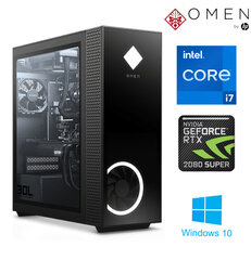 Стационарный компьютер OMEN 30L MT Ryzen 7 5800X 32GB 1TB SSD RTX 3070 Windows 10 цена и информация | Стационарные компьютеры | pigu.lt