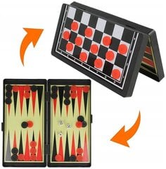 Magnetiniai Šachmatai 3in1 kaina ir informacija | Stalo žaidimai, galvosūkiai | pigu.lt
