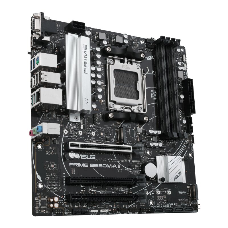 Asus PRIME B650M-A II AMD kaina ir informacija | Pagrindinės plokštės | pigu.lt