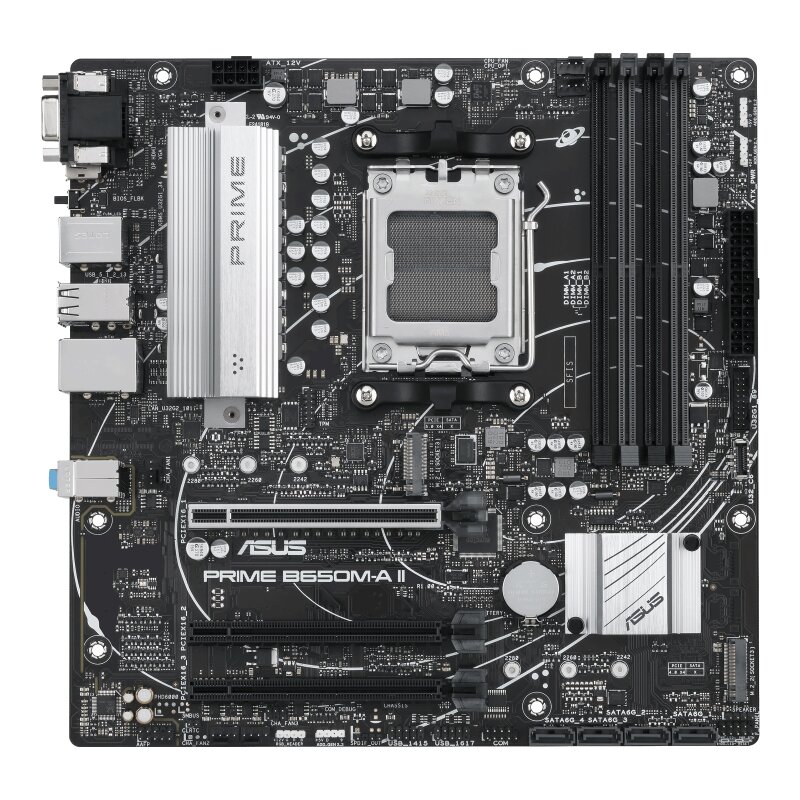 Asus PRIME B650M-A II AMD kaina ir informacija | Pagrindinės plokštės | pigu.lt