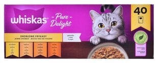 Whiskas Pure Delight rinkinys katėms, 40 x 85g kaina ir informacija | Whiskas Gyvūnų prekės | pigu.lt