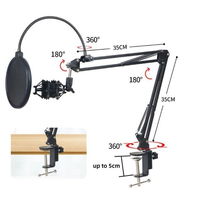 Mic Holder kaina ir informacija | Mikrofonai | pigu.lt