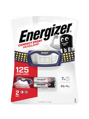Energizer Compact Sport Headlamp LP00381 prožektorius ant galvos kaina ir informacija | Žibintuvėliai, prožektoriai | pigu.lt