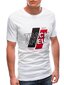 Marškinėliai vyrams Edoti s1763, balti kaina ir informacija | Vyriški marškinėliai | pigu.lt