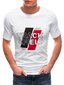 Marškinėliai vyrams Edoti s1763, balti цена и информация | Vyriški marškinėliai | pigu.lt