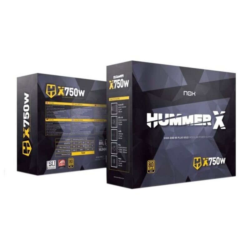 Nox Hummer X 750W kaina ir informacija | Maitinimo šaltiniai (PSU) | pigu.lt