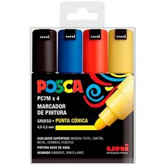 Набор маркеров Uni-Ball PC-7M Basic Разноцветный цена и информация | Принадлежности для рисования, лепки | pigu.lt