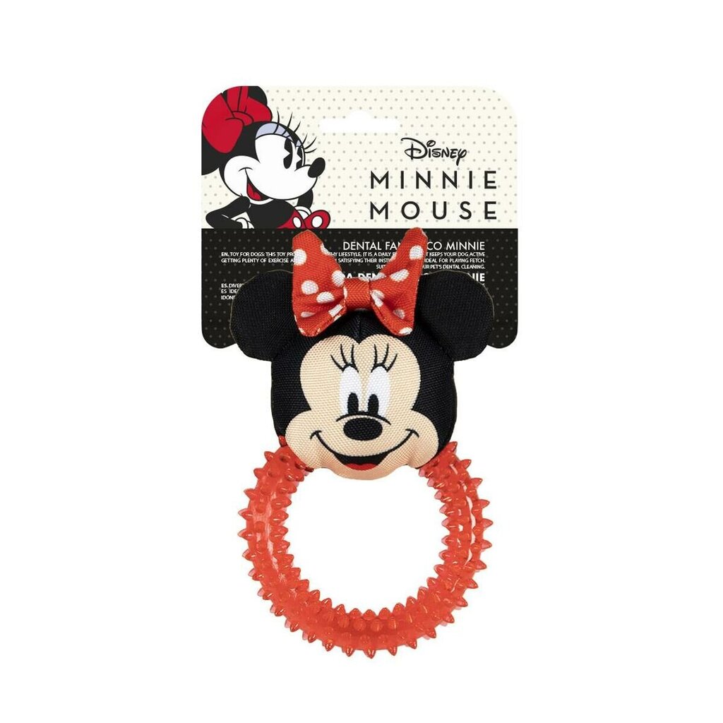 Minnie Mouse šuns žaislas, raudonas kaina ir informacija | Žaislai šunims | pigu.lt