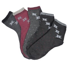 Kojinės moterims Oemen 8842-2, įvairių spalvų, 5 poros kaina ir informacija | Moteriškos kojinės | pigu.lt