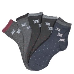 Kojinės moterims Oemen 8842-1, įvairių spalvų, 5 poros kaina ir informacija | Moteriškos kojinės | pigu.lt