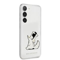 Karl Lagerfeld PC|TPU Choupette Eat Case for Samsung Galaxy S23+ Transparent цена и информация | Чехлы для телефонов | pigu.lt