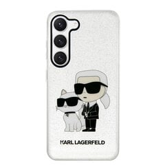 Karl Lagerfeld IML Glitter Karl and Choupette NFT Case for Samsung Galaxy S23 Transparent цена и информация | Чехлы для телефонов | pigu.lt
