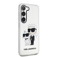 Karl Lagerfeld IML Glitter Karl and Choupette NFT Case for Samsung Galaxy S23 Transparent цена и информация | Чехлы для телефонов | pigu.lt