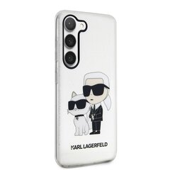 Karl Lagerfeld skirtas Samsung Galaxy S23+, skaidrus kaina ir informacija | Telefono dėklai | pigu.lt