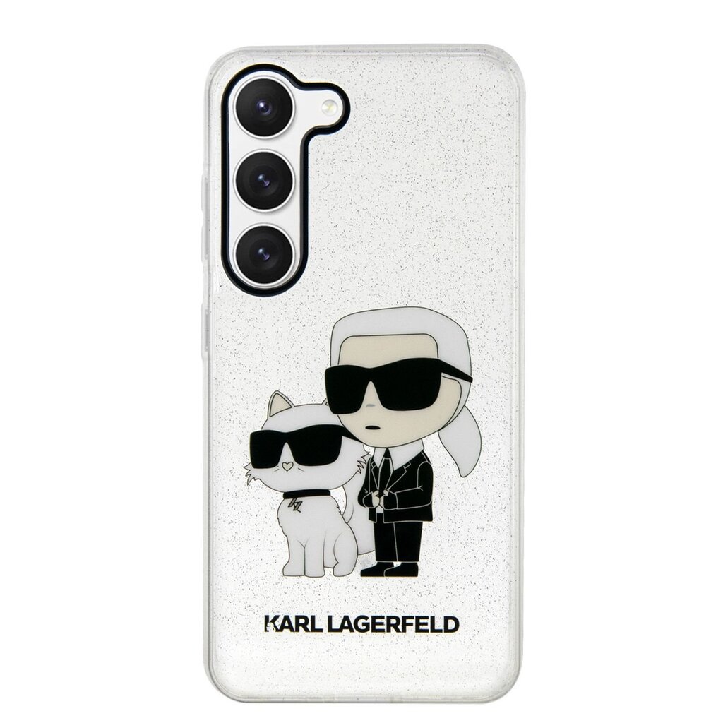 Karl Lagerfeld PC|TPU Choupette Eat Case for Samsung Galaxy S23+  Transparent цена | pigu.lt