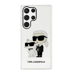 Karl Lagerfeld IML Glitter Karl and Choupette NFT Case for Samsung Galaxy S23 Ultra Transparent цена и информация | Чехлы для телефонов | pigu.lt