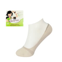 Moteriškos pėdutės Favorite 21160, smėlio spalvos kaina ir informacija | Moteriškos kojinės | pigu.lt