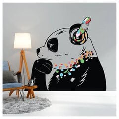 Interjero lipdukas Mąstantis Panda su ausinėmis kaina ir informacija | Interjero lipdukai | pigu.lt