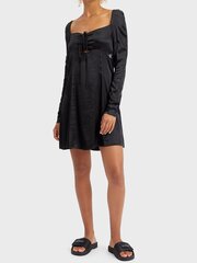 Платье CALVIN KLEIN JEANS Cut Out Ruched Detailing Black 560075300 цена и информация | Платья | pigu.lt