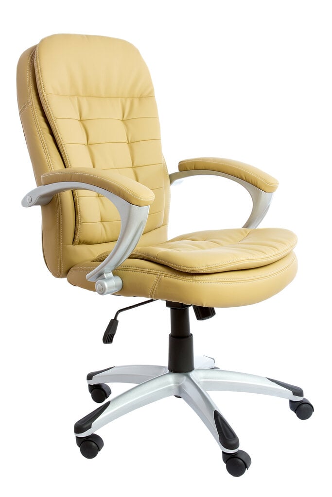 Biuro kėdė Happy Game 5904, smėlio spalvos kaina ir informacija | Biuro kėdės | pigu.lt