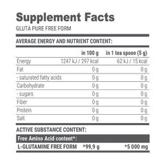 Aminorūgštys Extrifit - Sport Nutrition Gluta Pure 300 g цена и информация | Глютамин | pigu.lt