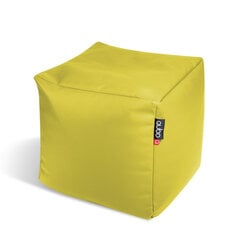 Pufas Qubo™ Cube 25 Olive Soft Fit, žalias kaina ir informacija | Sėdmaišiai ir pufai | pigu.lt