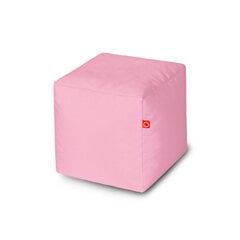 Pufas Qubo™ Cube 50 Lychee Pop Fit, rožinis цена и информация | Кресла-мешки и пуфы | pigu.lt