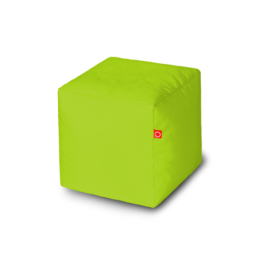 Pufas Qubo™ Cube 50 Apple Pop Fit, žalias цена и информация | Sėdmaišiai ir pufai | pigu.lt