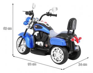 Электрический трехколесный велосипед Chopper NightBike цена и информация | Электромобили для детей | pigu.lt