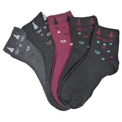 Kojinės moterims Oemen 5862-2, įvairių spalvų, 5 poros kaina ir informacija | Moteriškos kojinės | pigu.lt