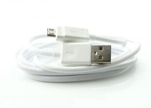LG duomenų kabelis microUSB EAD62329704, 1m, Baltas kaina ir informacija | Kabeliai ir laidai | pigu.lt