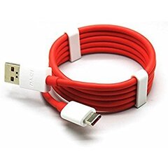 One Plus 3 3T originalus C tipo duomenų kabelis, 0,95m, baltas kaina ir informacija | Kabeliai ir laidai | pigu.lt