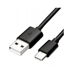 EP-DR140ABE Samsung USB-C Data Cable 0.8m Black (Bulk) цена и информация | Кабели и провода | pigu.lt