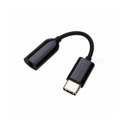 Xiaomi Original Type C | 3.5mm Adapter Black (Bulk) цена и информация | Кабели и провода | pigu.lt