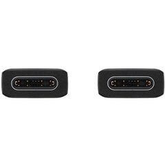 EP-DN980BBE Samsung USB-C|USB-C Data Cable 1m Black (Bulk) цена и информация | Кабели и провода | pigu.lt