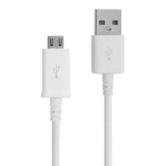 ECB-DU68WE Samsung microUSB Data Cable 0.8m White  (Bulk) цена и информация | Кабели и провода | pigu.lt