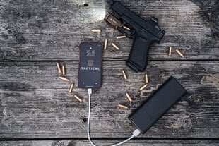 Tactical Smooth Thread Cable USB-A|USB-C  1m Black цена и информация | Кабели и провода | pigu.lt