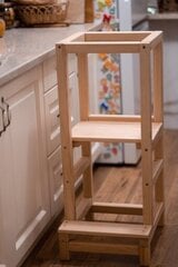 Virtuvės bokštelis Kitchen Helper, rudas kaina ir informacija | Vaikiškos kėdutės ir staliukai | pigu.lt