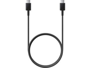 EP-DA705BBE Samsung USB-C|USB-C Data Cable 3A 1m Black (OOB Bulk) цена и информация | Кабели и провода | pigu.lt