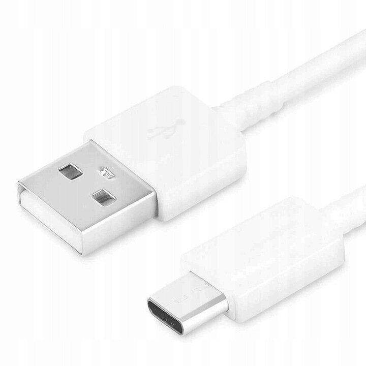 Samsung USB-C duomenų kabelis EP-DG970BWE, 1,5 m, baltas цена и информация | Kabeliai ir laidai | pigu.lt