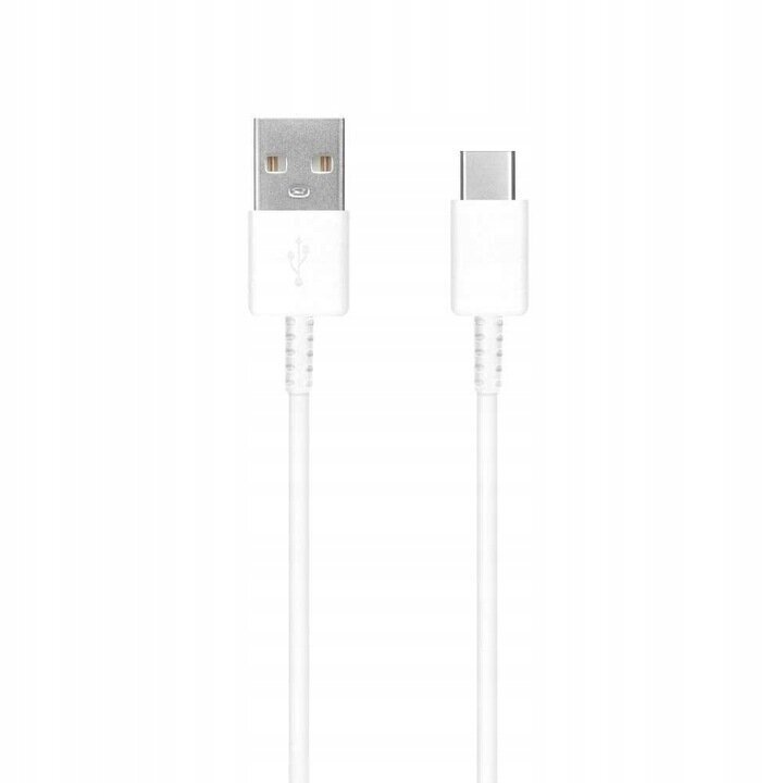 Samsung USB-C duomenų kabelis EP-DG970BWE, 1,5 m, baltas цена и информация | Kabeliai ir laidai | pigu.lt