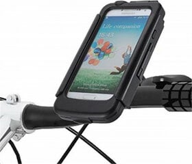 Держатель для телефона на велосипед Muvit 5" Чёрный цена и информация | Держатели для телефонов | pigu.lt