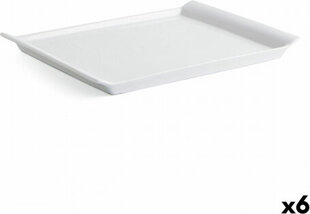 Поднос Quid Gastro Fresh Керамика Белый (31 x 23 cm) (6 штук) цена и информация | Посуда, тарелки, обеденные сервизы | pigu.lt
