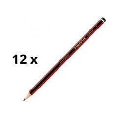 Pieštukas Staedtler Tradition F 12 vnt kaina ir informacija | Piešimo, tapybos, lipdymo reikmenys | pigu.lt