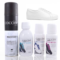 Комплект для белых кроссовок из кожи или текстиля Coccine® цена и информация | Средства для ухода за одеждой и обувью | pigu.lt