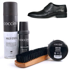 Комплект для натуральной кожи черного цвета Coccine® цена и информация | Средства для ухода за одеждой и обувью | pigu.lt